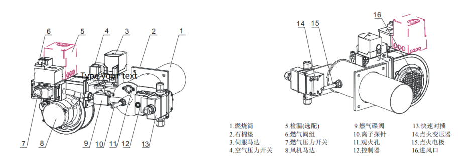 德國(guó)寶斯德BNT系列燃燒器參數(shù)